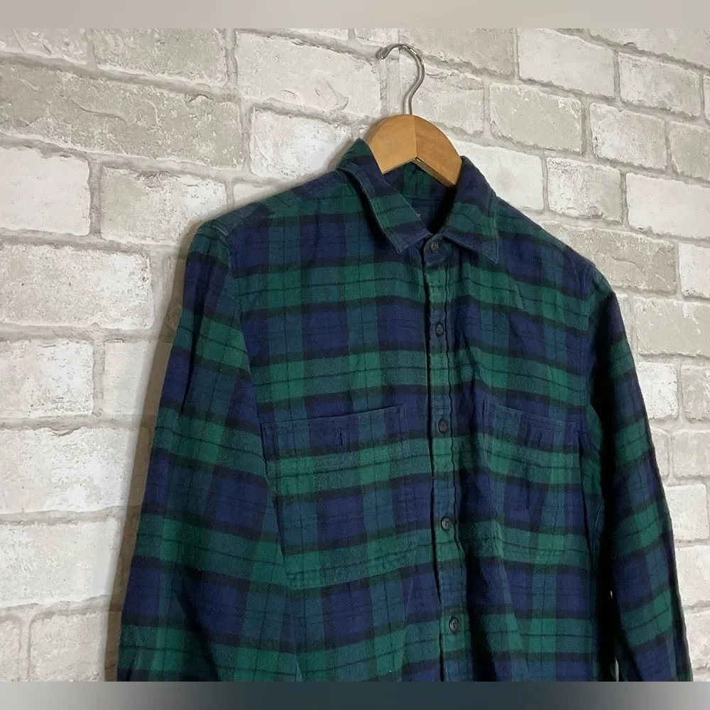 J. Crew Checkered Plaid Flannel Size S